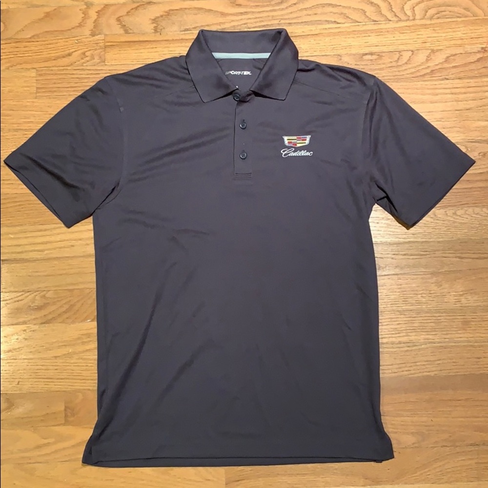 Vintage Cadillac Polo T-Shirt Sport-Tek Sz Small
